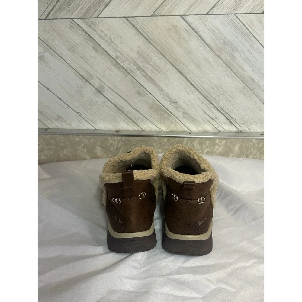Skechers Easy Going Gold Rush Ankle Boots Womens 8.5 New Without Box